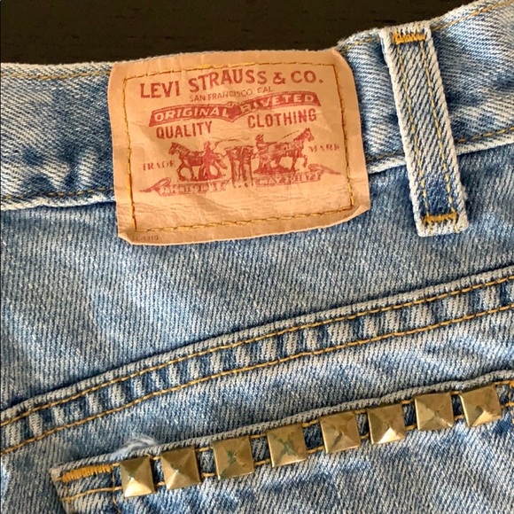 Levi’s Studded Cutoffs - Picture 3 of 4